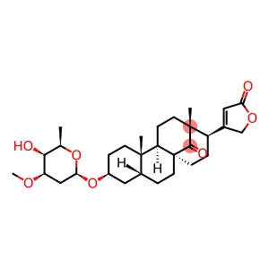 3β-[(2,6-Dideoxy-3-O-methyl-β-D-lyxo-hexopyranosyl)oxy]-14-oxo-8,15-cyclo-14,15-seco-5β-card-20(22)-enolide