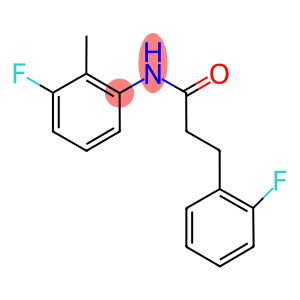 N-(3-fluoro-2-methylphenyl)-3-(2-fluorophenyl)propanamide