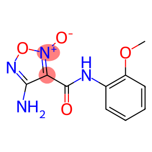 1,2,5-Oxadiazole-3-carboxamide,4-amino-N-(2-methoxyphenyl)-,2-oxide(9CI)