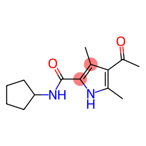 1H-Pyrrole-2-carboxamide,4-acetyl-N-cyclopentyl-3,5-dimethyl-(9CI)