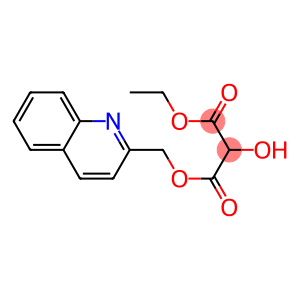 ethyl quinolin-2-ylmethyl 2-hydroxypropanedioate