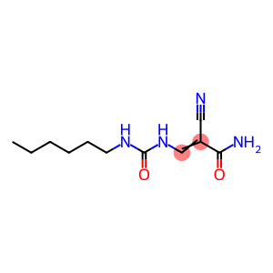 (Z)-2-cyano-3-(hexylcarbamoylamino)prop-2-enamide