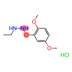 Hydrazine,[2-(2,5-dimethoxyphenoxy)ethyl]-, hydrochloride (1:1)