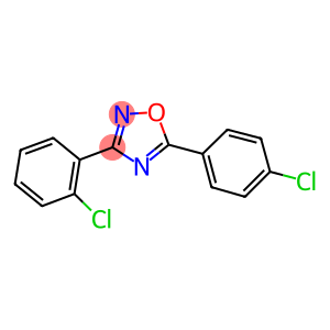 3-(2-chlorophenyl)-5-(4-chlorophenyl)-1,2,4-oxadiazole