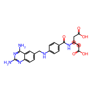 3-[(4-{[(2,4-diaminoquinazolin-6-yl)methyl]amino}benzoyl)amino]pentanedioic acid