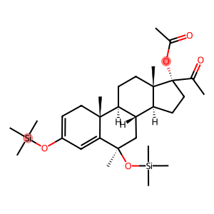 Pregna-2,4-dien-20-one, 17-(acetyloxy)-6-methyl-3,6-bis[(trimethylsilyl)oxy]-, (6β)- (9CI)