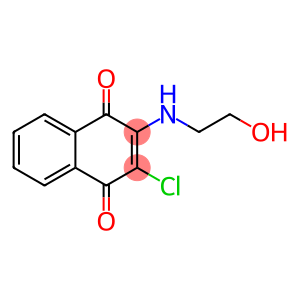 2-chloro-3-[(2-hydroxyethyl)amino]-1,4-naphthoquinone