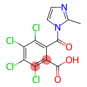 2,3,4,5-tetrachloro-6-[(2-methyl-1H-imidazol-1-yl)carbonyl]benzoic acid