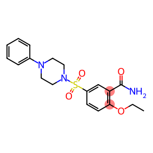 Benzamide, 2-ethoxy-5-[(4-phenyl-1-piperazinyl)sulfonyl]-