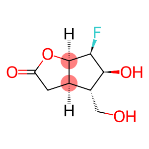 2H-Cyclopenta[b]furan-2-one,6-fluorohexahydro-5-hydroxy-4-(hydroxymethyl)-,(3a-alpha-,4-alpha-,5-bta-,6-bta-,6a-alpha-)-(9CI)