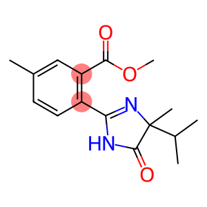 methyl 5-methyl-2-(4-methyl-5-oxo-4-propan-2-yl-1H-imidazol-2-yl)benzo ate