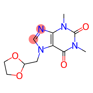 7-(1,3-dioxolan-2-ylmethyl)-1,3-dimethyl-3,7-dihydro-1H-purine-2,6-dione