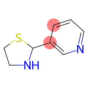 Pyridine, 3-(2-thiazolidinyl)-
