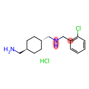 1,4-Cyclohexanebis(methylamine), N-(o-chlorobenzyl)-, hydrochloride, trans- (8CI)