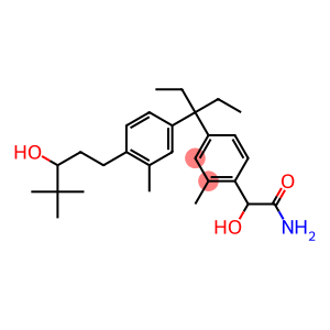 Benzeneacetamide,  4-[1-ethyl-1-[4-(3-hydroxy-4,4-dimethylpentyl)-3-methylphenyl]propyl]--alpha--hydroxy-2-methyl-