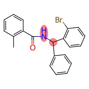 N-[(2-bromophenyl)(phenyl)methyl]-2-methylbenzamide