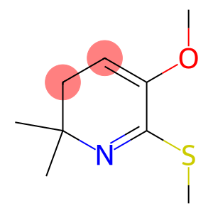 Pyridine, 2,3-dihydro-5-methoxy-2,2-dimethyl-6-(methylthio)- (9CI)