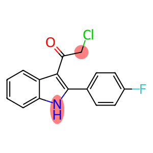 2-CHLORO-1-[2-(4-FLUOROPHENYL)-1H-INDOL-3-YL]ETHANONE