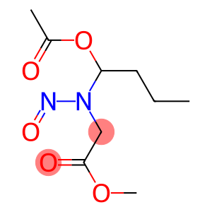 2-[[1-(Acetyloxy)butyl]nitrosoamino]acetic acid methyl ester