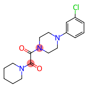 1-(3-chlorophenyl)-4-[oxo(1-piperidinyl)acetyl]piperazine