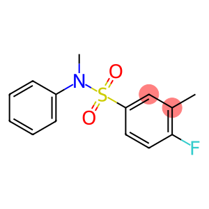 4-fluoro-N,3-dimethyl-N-phenylbenzenesulfonamide