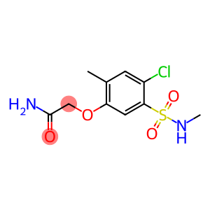 2-{4-chloro-2-methyl-5-[(methylamino)sulfonyl]phenoxy}acetamide