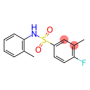 4-fluoro-3-methyl-N-(2-methylphenyl)benzenesulfonamide