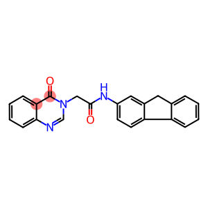 N-(9H-fluoren-2-yl)-2-(4-oxo-3(4H)-quinazolinyl)acetamide