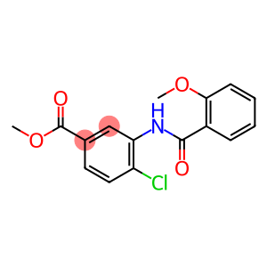 methyl 4-chloro-3-{[(2-methoxyphenyl)carbonyl]amino}benzoate