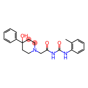 1-Piperidineacetamide, 4-hydroxy-N-[[(2-methylphenyl)amino]carbonyl]-4-phenyl-