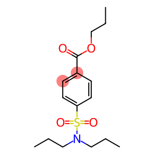 Benzoic acid, 4-[(dipropylamino)sulfonyl]-, propyl ester