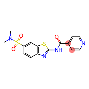 N-[(2E)-6-(dimethylsulfamoyl)-1,3-benzothiazol-2(3H)-ylidene]pyridine-4-carboxamide