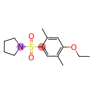 2,5-dimethyl-4-(1-pyrrolidinylsulfonyl)phenyl ethyl ether