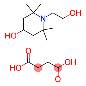 丁二酸与 4-羟基-2,2,6,6-四甲基-1-哌啶醇的聚合物