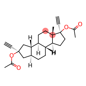 Dicyclopenta[a,f]naphthalene-1,7-diol, 1,7-diethynylhexadecahydro-10a-methyl-, diacetate, (1R,3aS,3bR,5aS,7R,8aS,8bR,10aS)- (9CI)