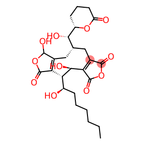 4,5,8,9,10,11-Hexahydro-4,8-dihydroxy-5-(1-hydroxyheptyl)-10-[hydroxy(tetrahydro-6-oxo-2H-pyran-2-yl)methyl]-1H-cyclonona[1,2-c:5,6-c']difuran-1,3,6-trione