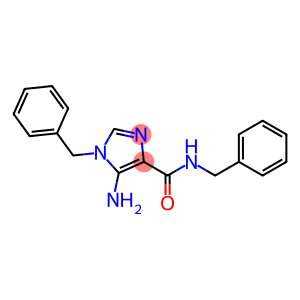 1H-Imidazole-4-carboxamide, 5-amino-N,1-bis(phenylmethyl)-