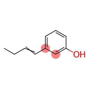 Phenol, 3-(1-butenyl)- (9CI)