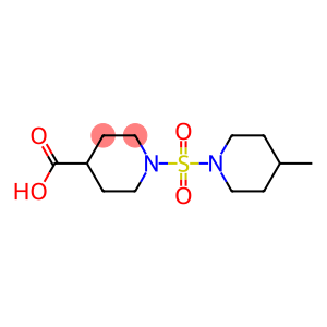 1-[(4-甲基-1-哌啶基)磺酰基]-4-哌啶-1-羧酸