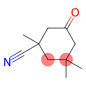 5-oxo-1,3,3-trimethyl-cyclohexanecarbonitril