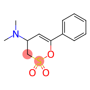 1,2-Oxathiin-4-amine, 3,4-dihydro-N,N-dimethyl-6-phenyl-, 2,2-dioxide