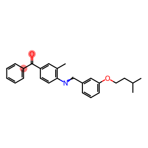 4-[(m-Isopentyloxybenzylidene)amino]-3-methylbenzophenone