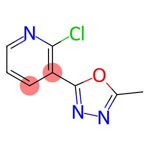 Pyridine, 2-chloro-3-(5-methyl-1,3,4-oxadiazol-2-yl)-