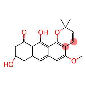 (+)-2,8,9,10-Tetrahydro-9,12-dihydroxy-5-methoxy-2,2,9-trimethyl-11H-anthra[1,2-b]pyran-11-one