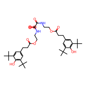 3,5-Bis(1,1-dimethylethyl)-4-hydroxybenzenepropanoic acid (1,2-dioxo-1,2-ethanediyl)bis(imino-2,1-ethanediyl) ester