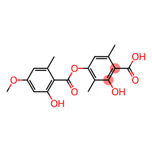 Benzoicacid, 2-hydroxy-4-[(2-hydroxy-4-methoxy-6-methylbenzoyl)oxy]-3,6-dimethyl-