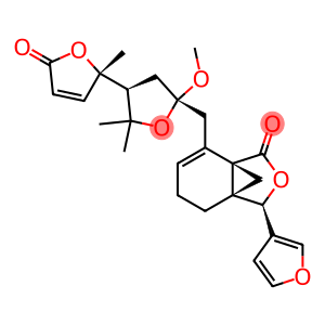 (3R)-4,5-Dihydro-3β-(3-furyl)-7-[[(2S,4S)-4-[(2S)-2,5-dihydro-2-methyl-5-oxofuran-2-yl]-2-methoxy-5,5-dimethyltetrahydrofuran-2-yl]methyl]-3aβ,7aβ-methanoisobenzofuran-1(3H)-one