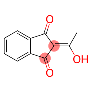 1H-Indene-1,3(2H)-dione, 2-(1-hydroxyethylidene)-