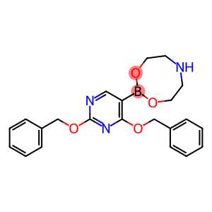 4H-1,3,6,2-Dioxazaborocine, 2-[2,4-bis(phenylmethoxy)-5-pyrimidinyl]tetrahydro-