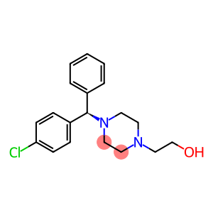 (+)-[2-[4-[(4-chlorophenyl)-phenyl methyl]-1-piperazinyl]]ethanol